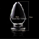 Анальна пробка прозора, 40 мм photo 3