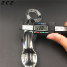 Прозрачная анальная пробка ZCZ  photo 5