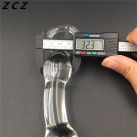 Прозрачная анальная пробка ZCZ  photo 6