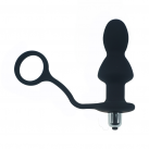 Массажер простаты с кольцом. Силикон. Вибрационный. photo 4