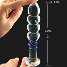 Анальная пробка стеклянная photo 5