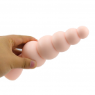 Большая рельефная анальная пробка photo 2