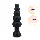 Большая рельефная анальная пробка photo 3