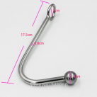 Анальный расширитель. Нержавеющая сталь. С шариком и кольцом. photo 1