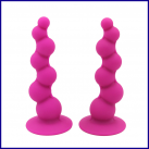 Анальные шарики. Силикон. С присоской. photo 2