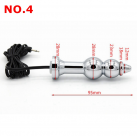 Рельефные анальные пробки с электростимуляцией photo 6