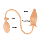 Анальная пробка. Надувная. С насосом. photo 4