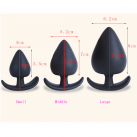 Гладкая силиконовая анальная пробка, водонепроницаемая photo 4