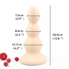 Огромная анальная пробка, водонепроницаемая, 32.5 х 10.7 см, 2.2 кг photo 3