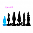 Анальная пробка. Силикон. 6 шт. photo 3