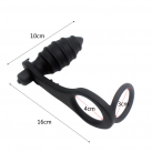 Массажер простаты с 2 кольцами IKOKY  photo 1