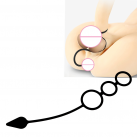 Анальная пробка с 3 кольцами IKOKY  photo 3