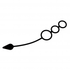 Анальная пробка с 3 кольцами IKOKY  photo 4