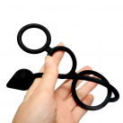 Анальная пробка с 3 кольцами IKOKY  photo 1