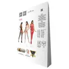 Бодистокинг Passion BS069 white, комбинезон, имитация чулок и боди photo 6