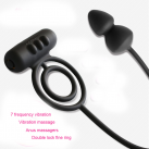Массажер простаты с 7 режимами вибрации и кольцами photo 3