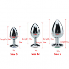 Металлическая анальная пробка Smile, 1 шт. photo 1