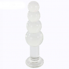 Анальная пробка черная и прозрачная photo 1