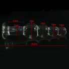 Анальная пробка черная и прозрачная photo 6