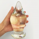 Огромная анальная пробка из стекла, 16 х  8 см photo 3