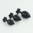 Анальная пробка металлическая, 3 размера photo 5