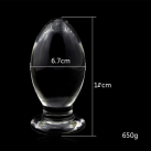 Большая анальная пробка, 12 х 6.7 см photo 1