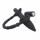 Анальная пробка. Силикон. Двойной вибратор. photo 3