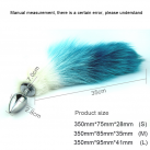 Анальная пробка. Металл. С хвостом. photo 3