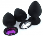 Анальная пробка. Силикон. 3 шт. photo 5