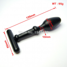 Анальная пробка. Металл. Полированный. Длина 12,6 см. photo 3