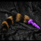 Анальные пробка рельефная с шариком photo 3