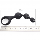 Анальные шарики. Силикон. 14х3 см. photo 1