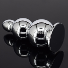 Твердая металлическая анальная пробка  photo 4