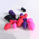 Анальная пробка со стразами Butt Plug Insert, 4 цвета photo 1