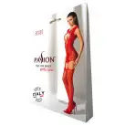 Ажурний бодістокінг з панчохами Passion BS082 white photo 5