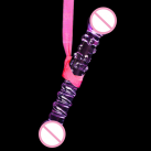 Двойной фаллоимитатор Butt Plug из стеклаC3-3-20 photo 2