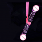 Двойной фаллоимитатор Butt Plug из стеклаC3-3-20 photo 4