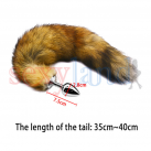 Анальная пробка. Металл. С хвостом. photo 3