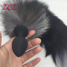 Анальная пробка. Силикон. С хвостом. photo 2