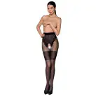 Колготки з відкритим доступом, ажурні трусики та підв‘язки TIOPEN 013 black 1/2 (20/40 den)- Passion photo 3