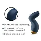 Вакуумний кліторальний стимулятор Svakom Pulse Pure Navy Blue, 5 режимів, 5 інтенсивностей у кожному photo 3