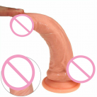 Реалистичный большой фаллоимитатор на присоске photo 2