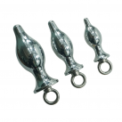 Анальная пробка металлическая - 3 шт.  photo 5