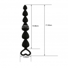 Силиконовые анальные шарики с сердечками Butt Plug Insert  photo 2