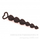 Силиконовые анальные шарики с сердечками Butt Plug Insert  photo 4