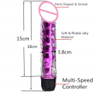 Гелевий вібратор з функцією обертання photo 3