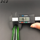 Скляний фалоімітатор ZCZ WQ170, колір зелений photo 5