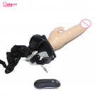 Страпон с вибрирующей насадкой, 10 режимов photo 2