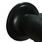 Фаллоимитатор. Реалистичный. Силикон. Черный. На присоске. photo 4