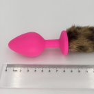 Анальная пробка силиконовая с хвостом Zcz 3 шт photo 4